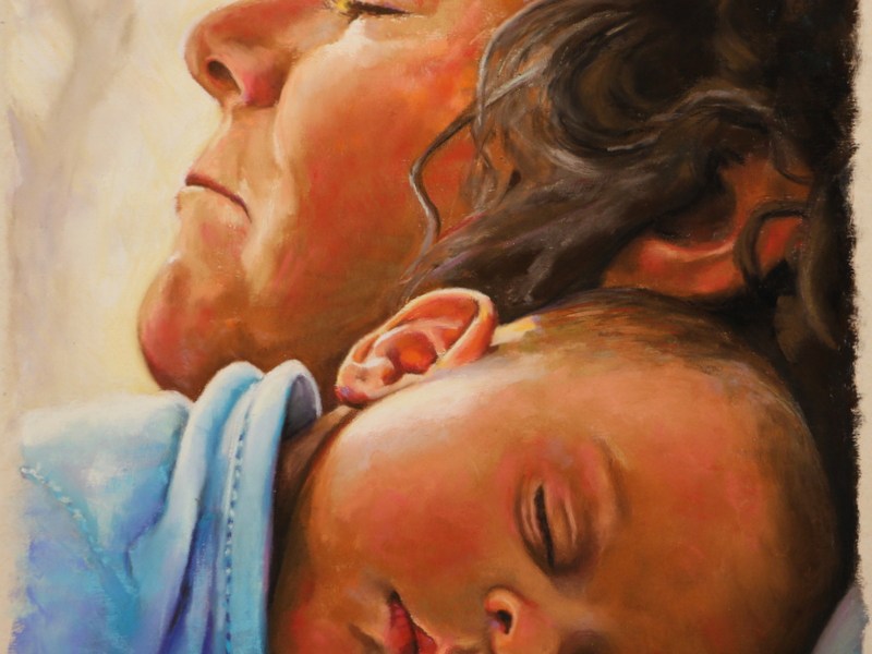 Pastel on Sanded Paper