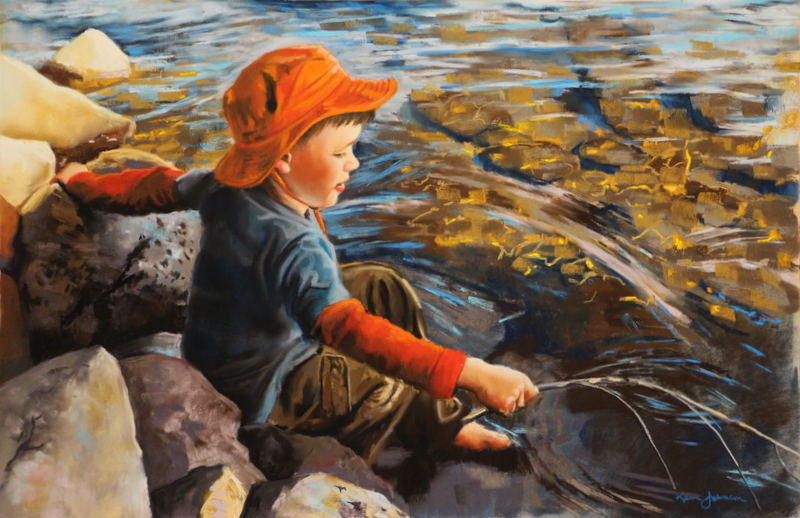 Pastel on Sanded Paper